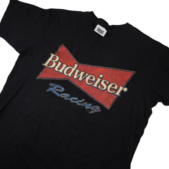 Vintage Budweiser Racing Graphic T Shirt - Picture 2 of 9